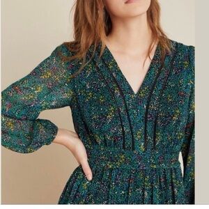 Ranna Gill Black and Gold Maxi Dress